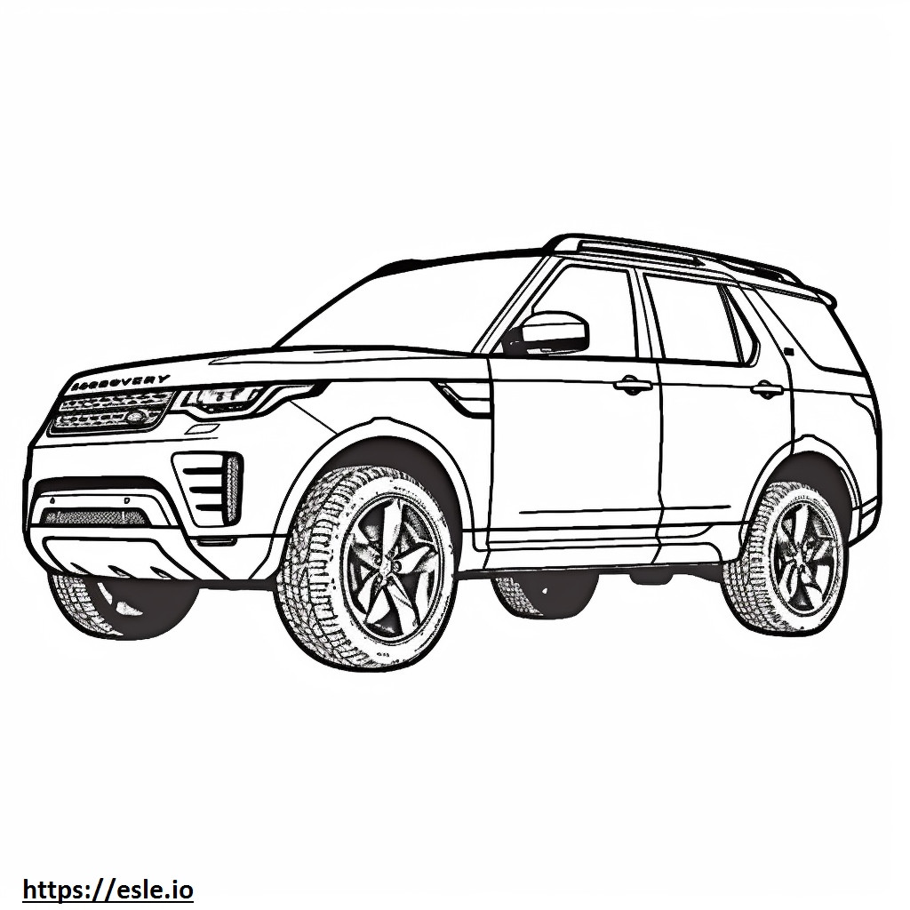 Land Rover Discovery 2024 coloring page