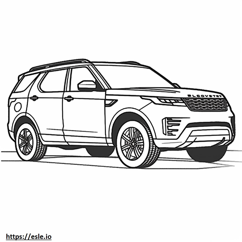 Land Rover Discovery 2024 coloring page