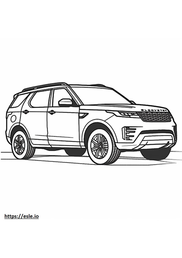 Land Rover Discovery 2024 kolorowanka