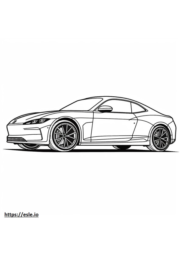 Audi e-tron GT 2024 para colorir