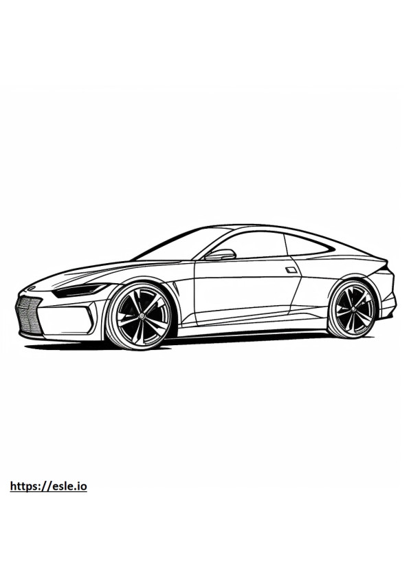 Audi RS e-tron GT 2024 da colorare
