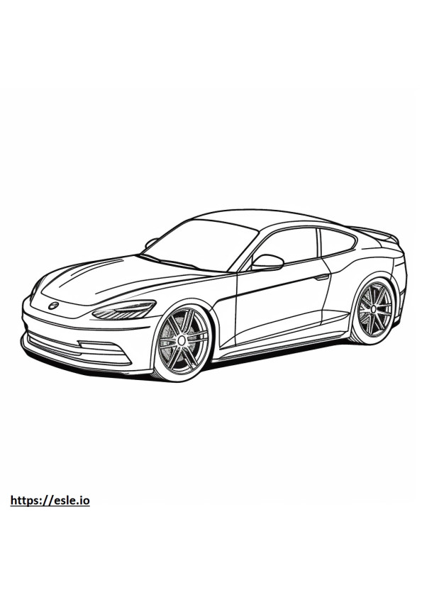 Audi RS e-tron GT 2024 boyama