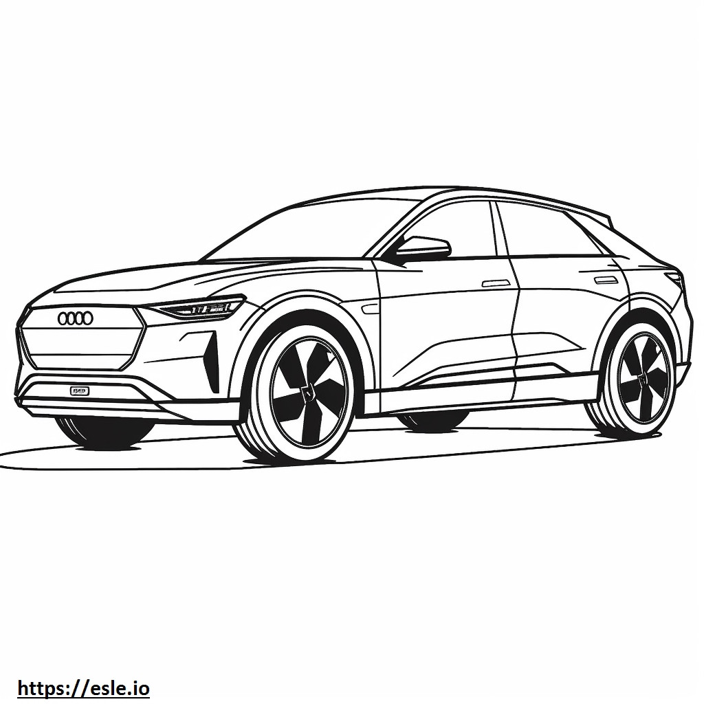 Audi Q4 40 e-tron 2024 kolorowanka
