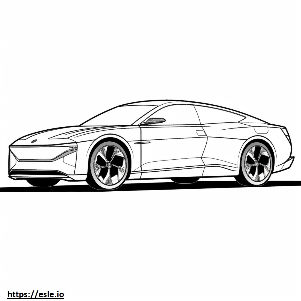 Audi Q8 e-tron quattro 2024 coloring page