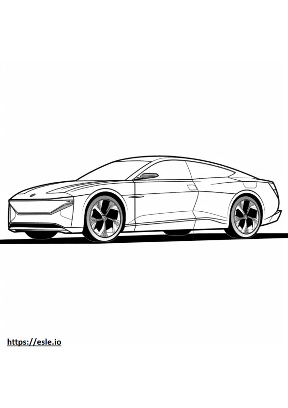 Audi Q8 e-tron quattro 2024 coloring page