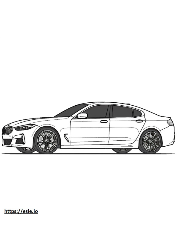 BMW i4 M50 Gran Coupe (20 colos kerekek) 2024 szinező