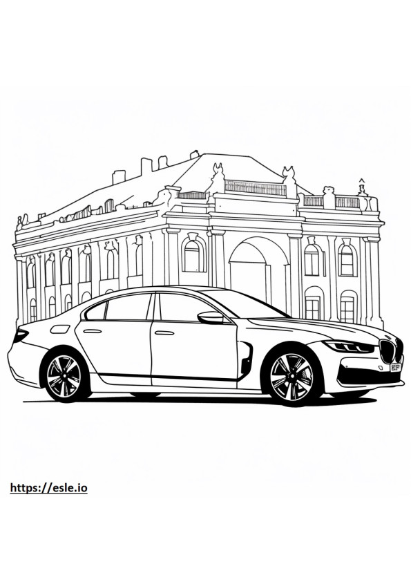 BMW i7 eDrive50 Sedan (20 inç Tekerlekler) 2024 boyama