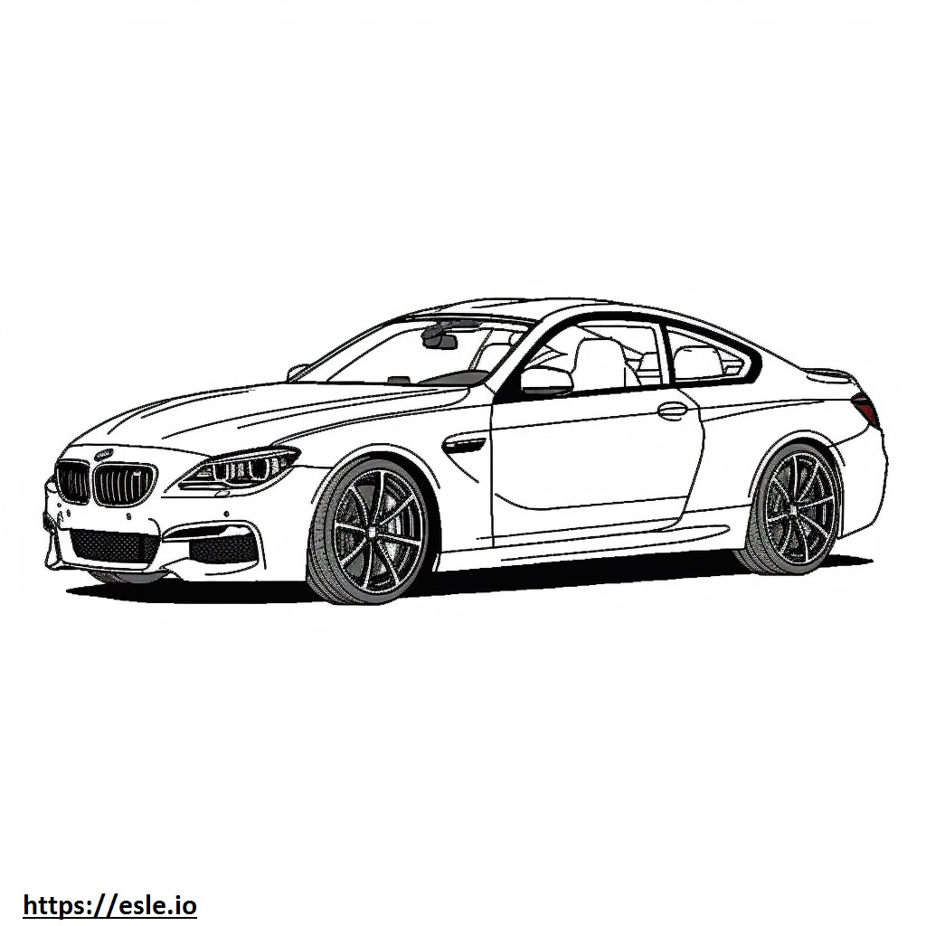 BMW iX M60 (21 inch Wheels) 2024 coloring page