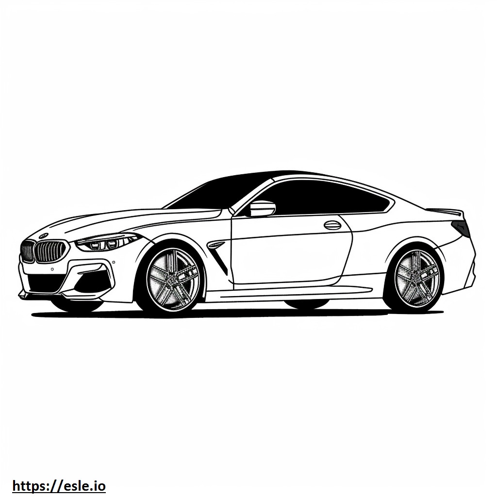 BMW iX M60 (22 Zoll Räder) 2024 ausmalbild