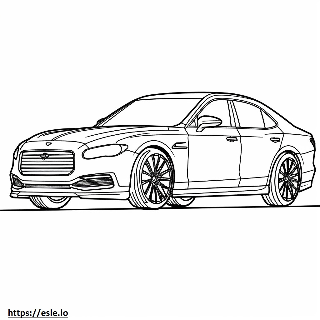 Genesis Electrified GV70 2024 coloring page