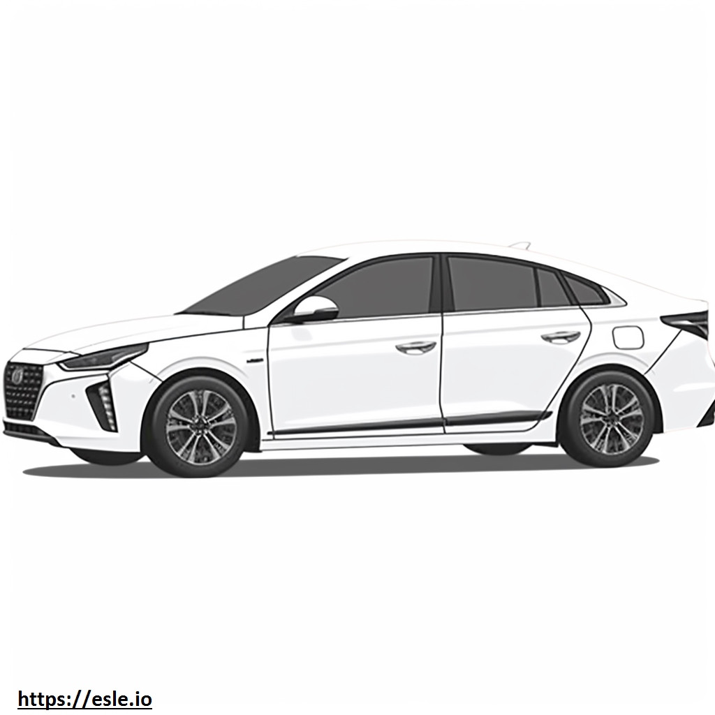 Hyundai Ioniq 6 Standard Range RWD 2024 kolorowanka