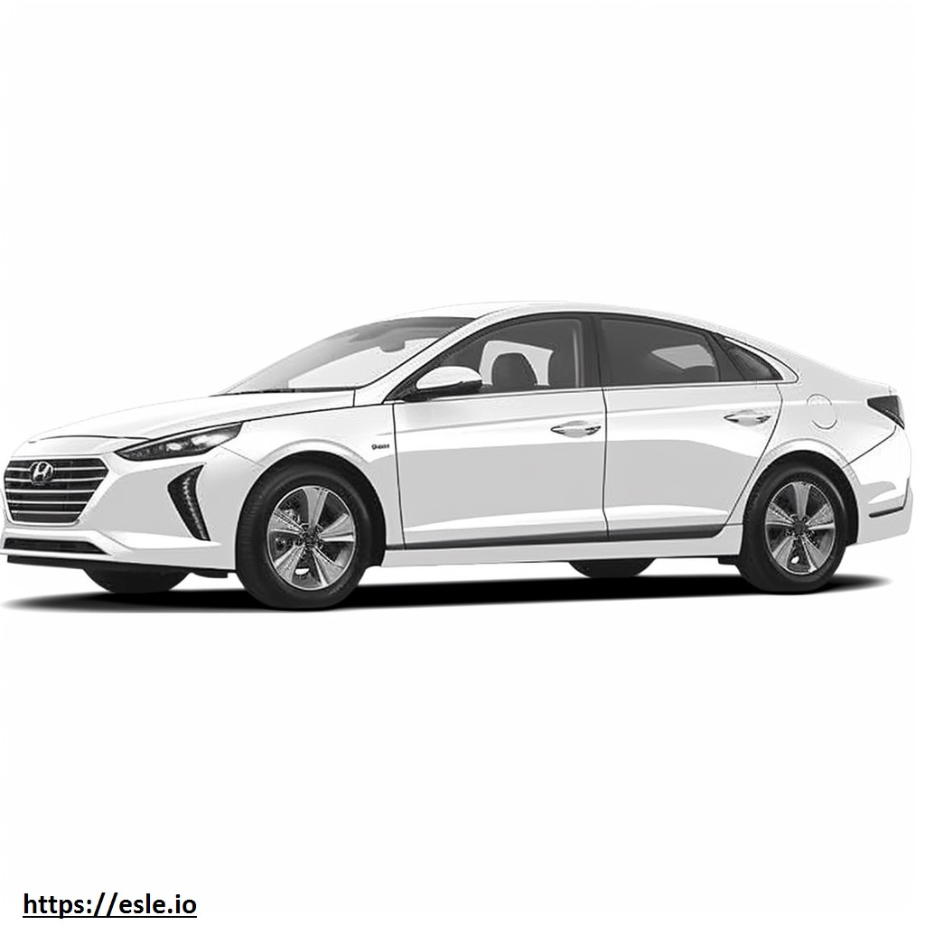 Hyundai Ioniq 5 dalekiego zasięgu AWD 2024 kolorowanka