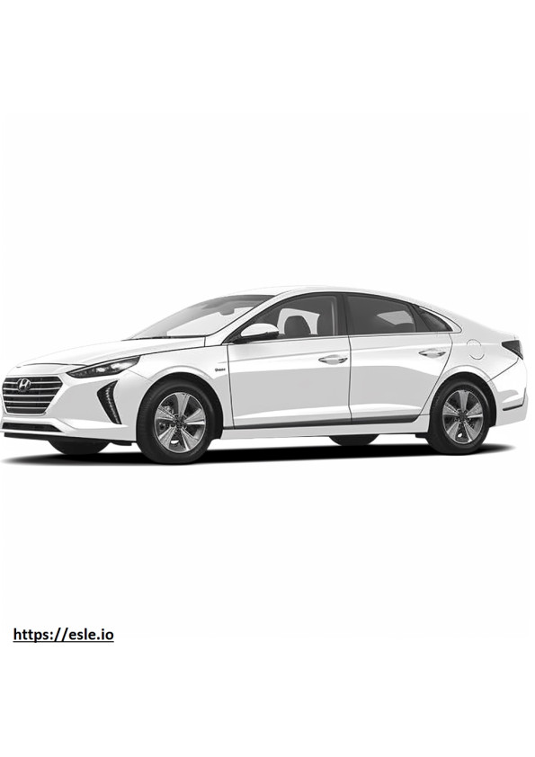 Hyundai Ioniq 5 Langstrecken-AWD 2024 ausmalbild