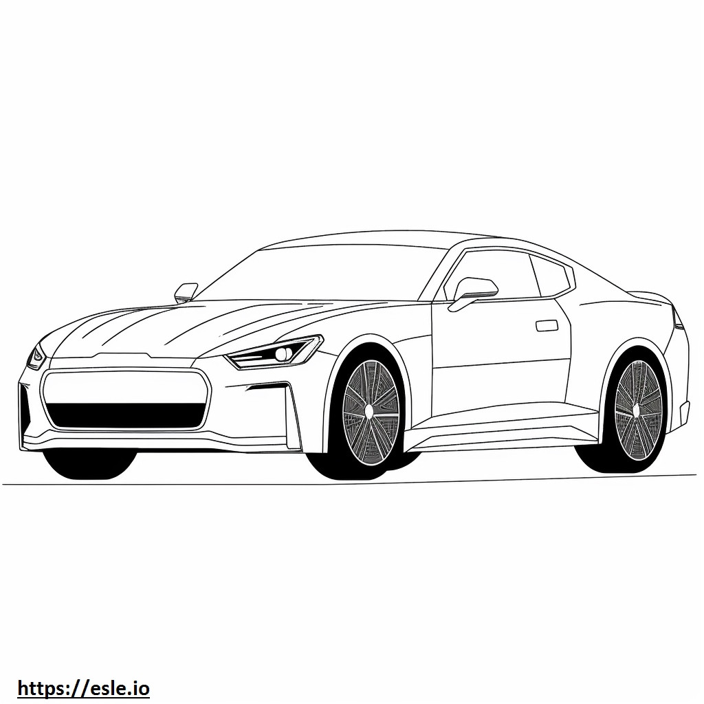 Polestar 2 Dual Motor Performance Pack 2024 coloring page