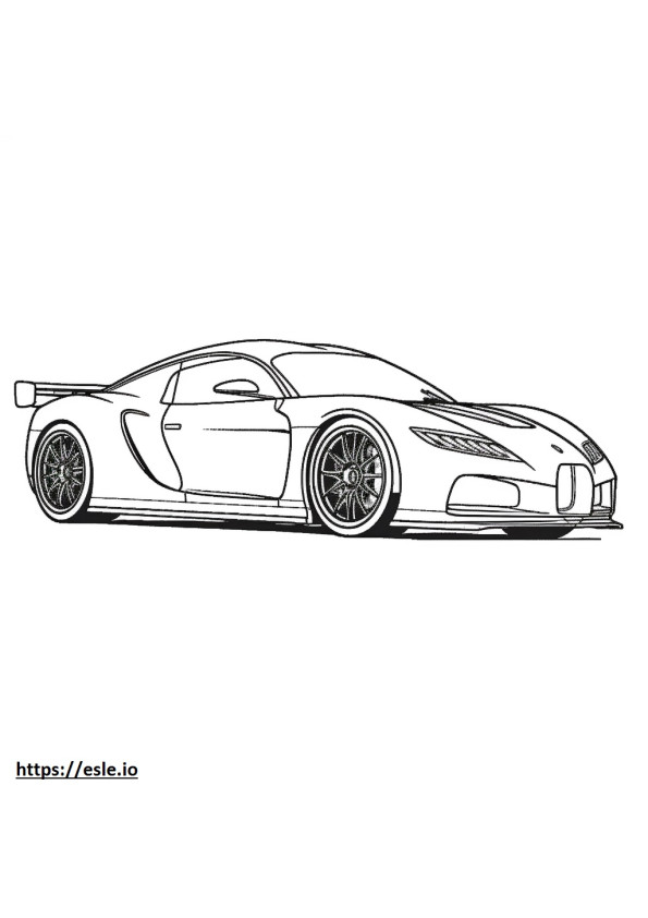 Bugatti Chiron Süper Spor 2024 boyama