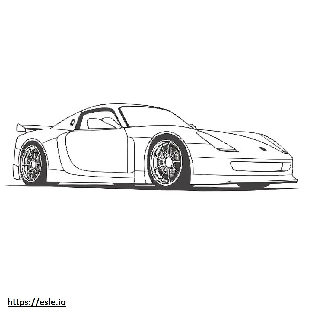 Nissan Z NISMO 2024 coloring page