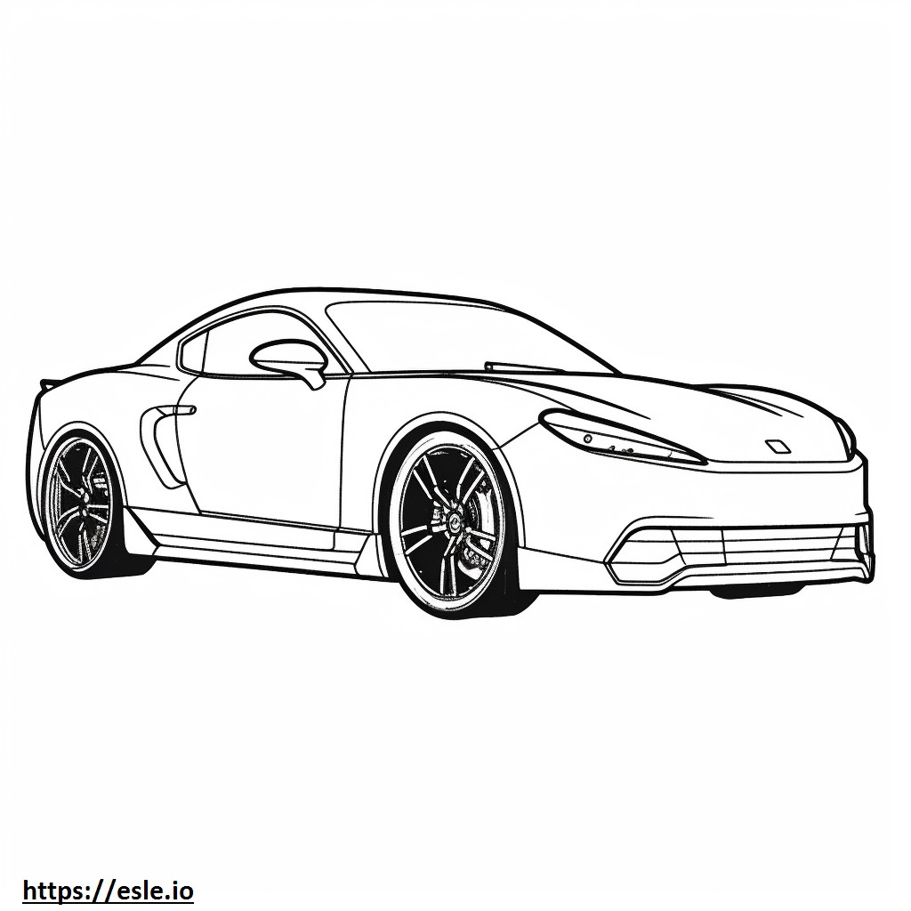 Nissan Z NISMO 2024 coloring page