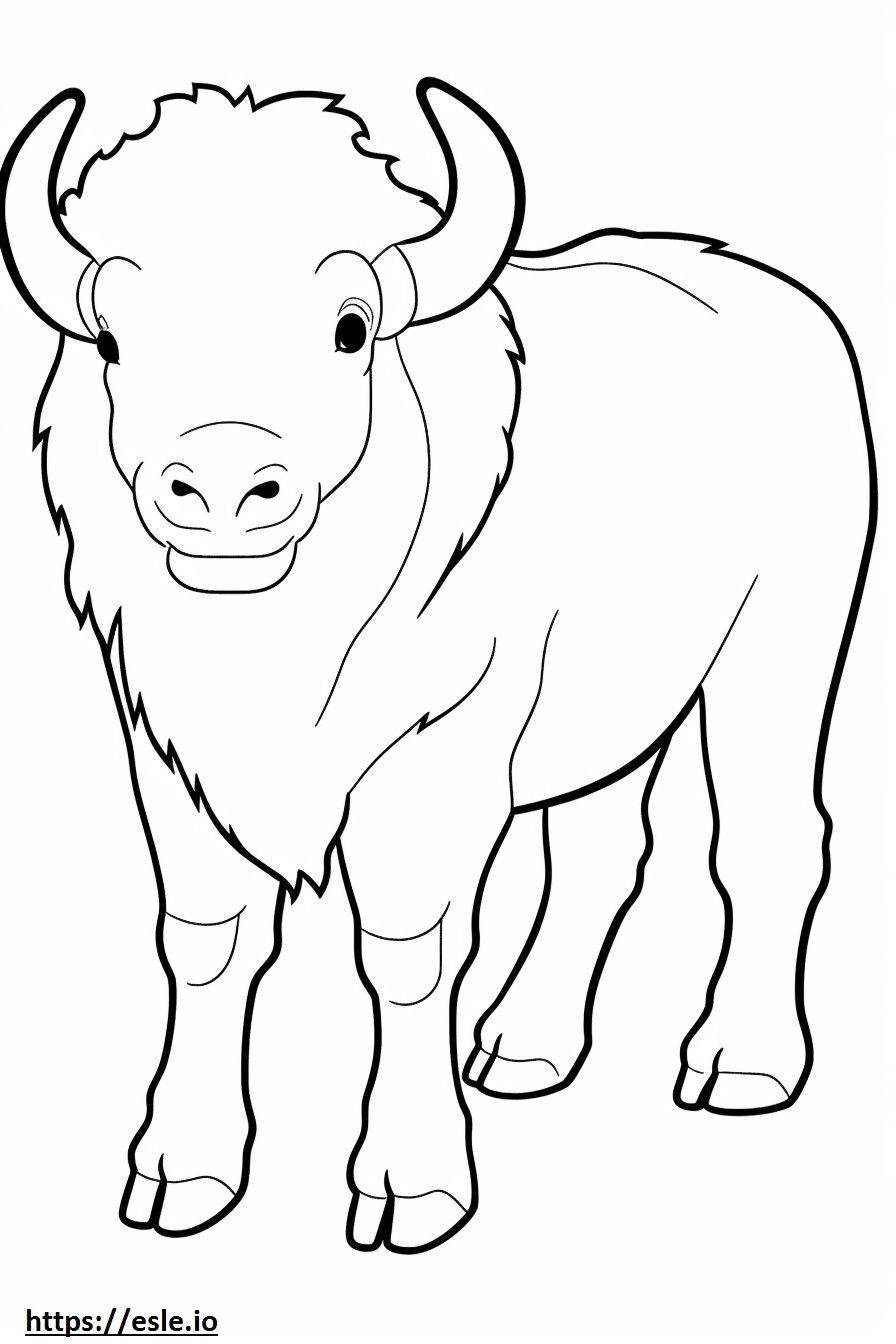 Buffels spelen kleurplaat kleurplaat