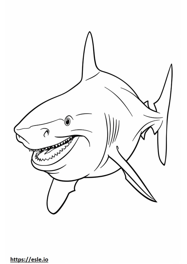 Boğa Köpekbalığı Dostu boyama