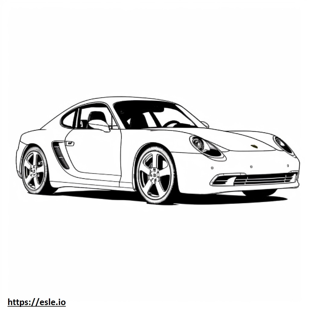 Porsche 911 GT3 2024 da colorare