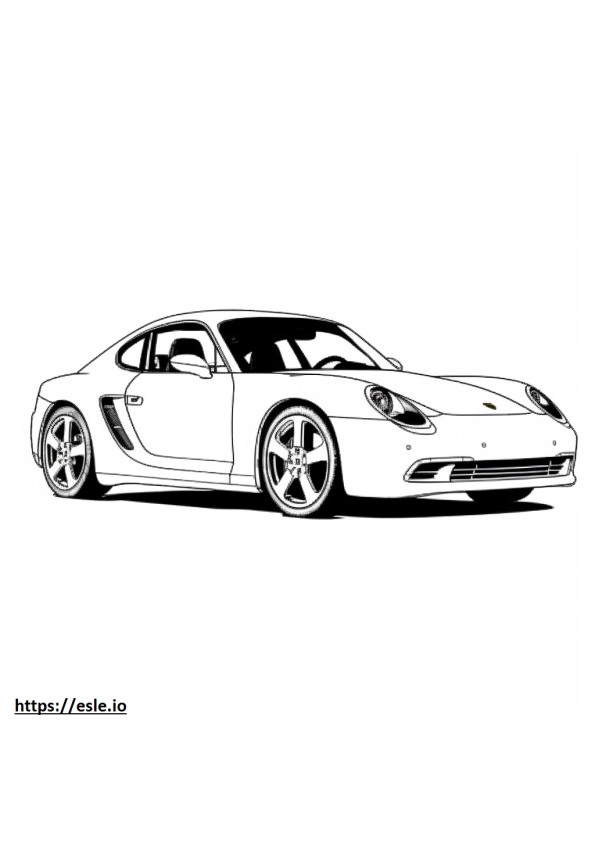 Porsche 911 GT3 2024 kleurplaat