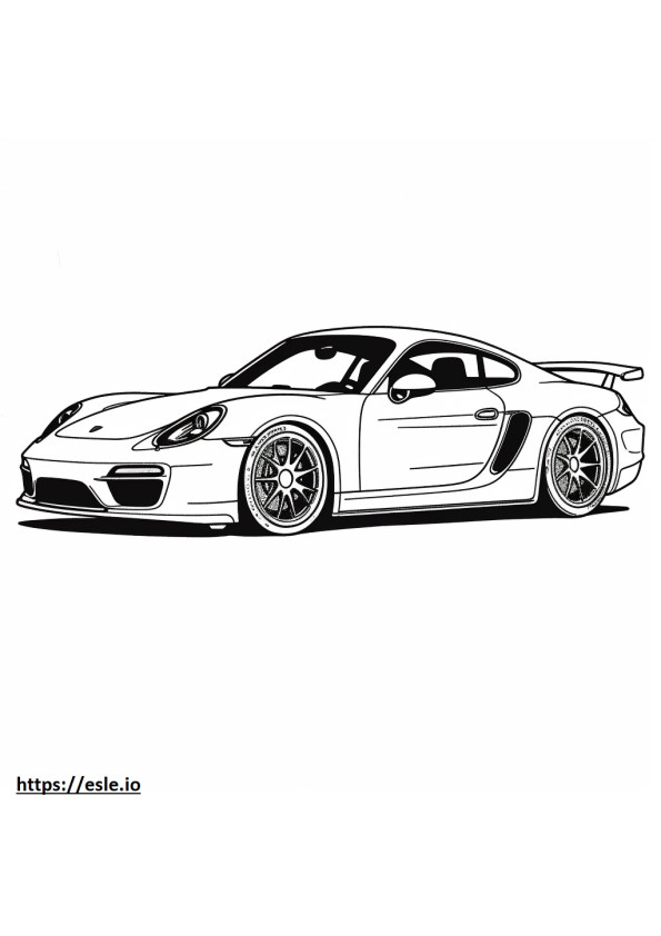 Porsche 911 GT3 2024 ausmalbild