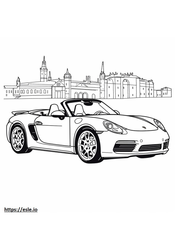 Porsche 911 GT3 Turu 2024 boyama