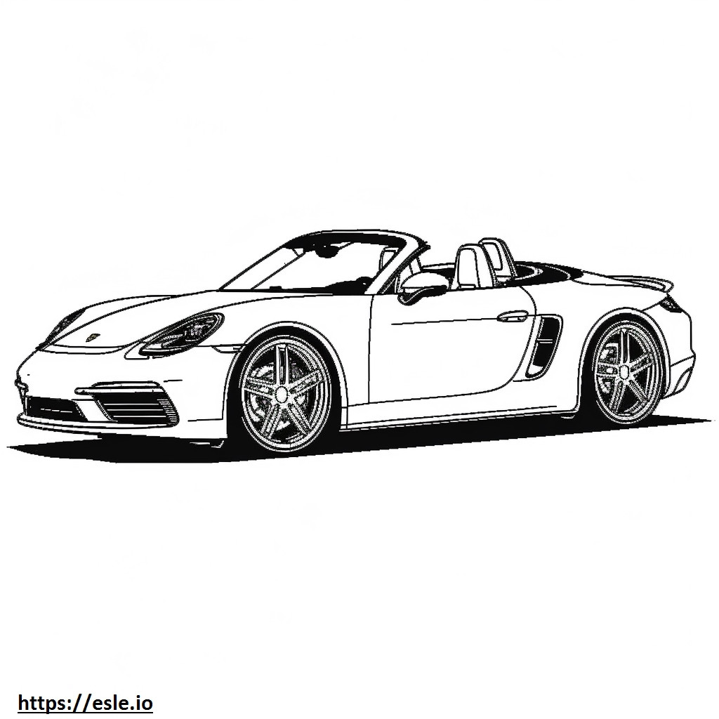 Porsche 911 GT3 Tur 2024 gambar mewarnai