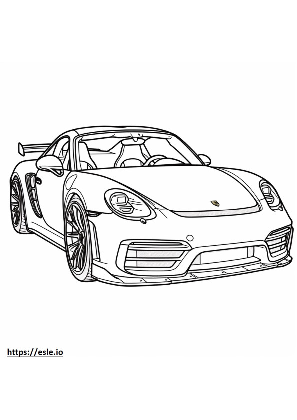 Porsche 911 GT3 RS 2024 para colorir