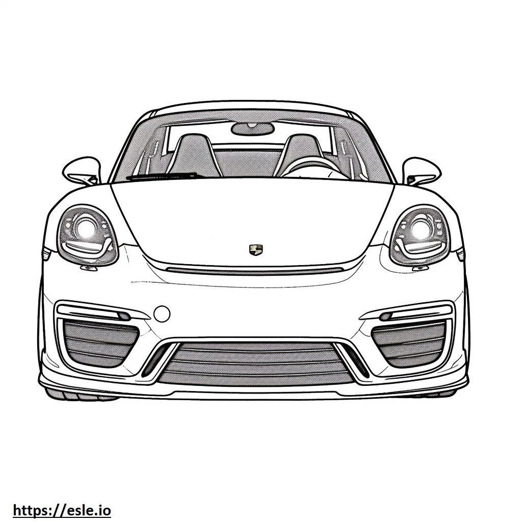 Porsche 911 GT3 RS 2024 coloring page