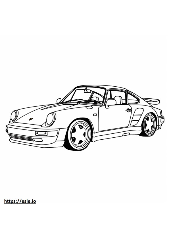 Porsche 911 Turbo 2024 szinező