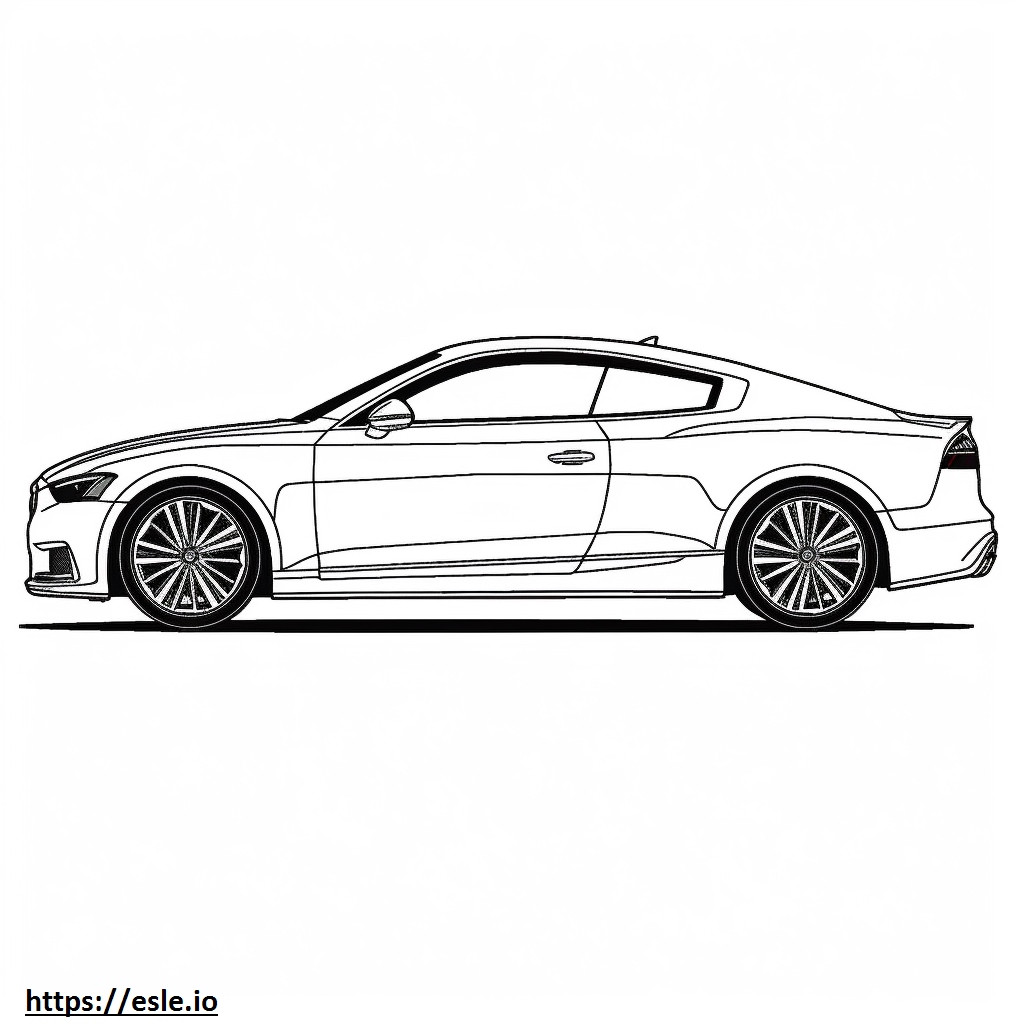 Audi A5 Coupe quattro 2024 szinező