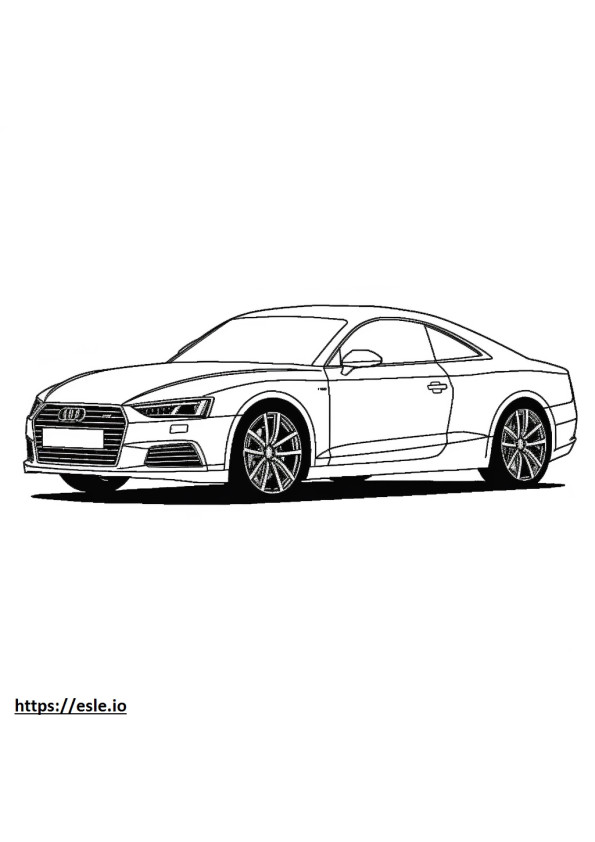 Audi A5 Coupé quattro 2024 boyama