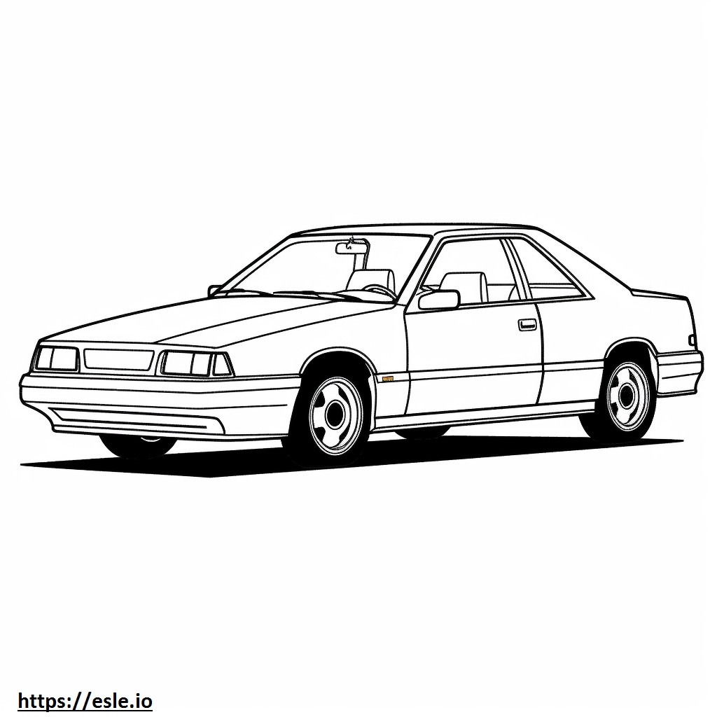 Audi A3 2024 coloring page