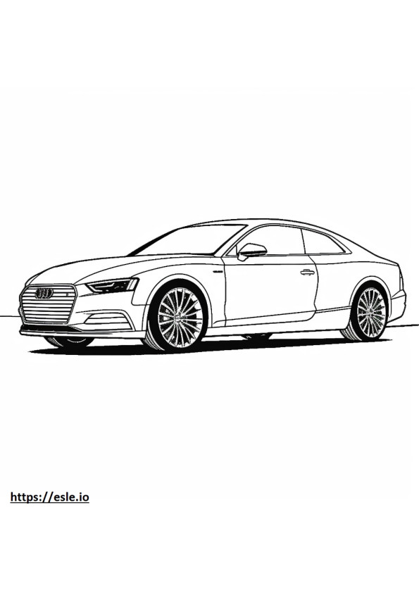 Audi S5 Coupe 2024 boyama