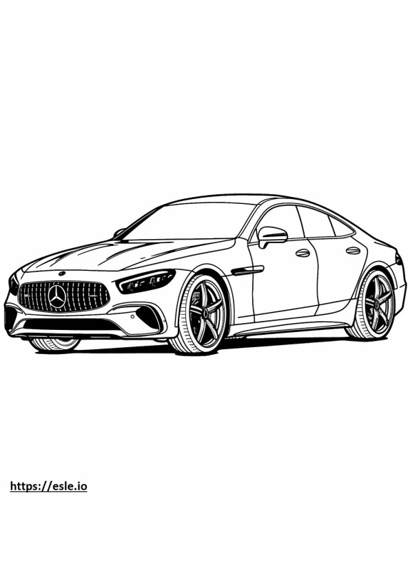 Mercedes-Benz AMG GT 43 4matic Plus 2024 para colorir