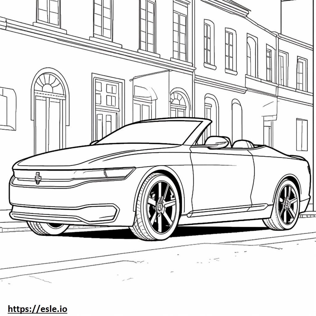 Volkswagen GLI 2024 gambar mewarnai