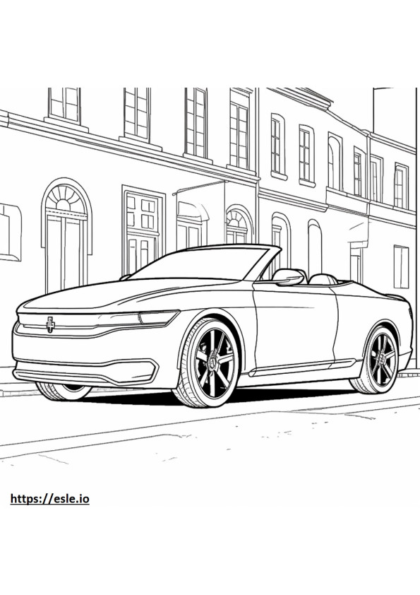 Volkswagen GLI 2024 coloring page