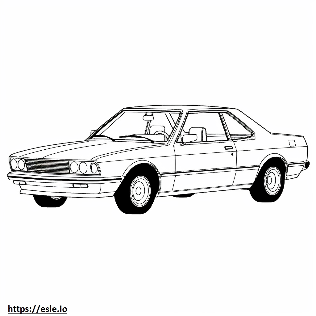 Volkswagen GLI 2024 coloring page