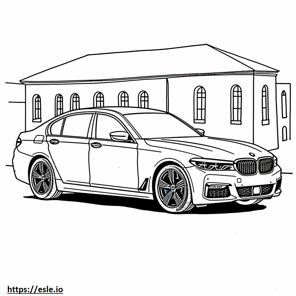 BMW 530i Sedan 2024 boyama
