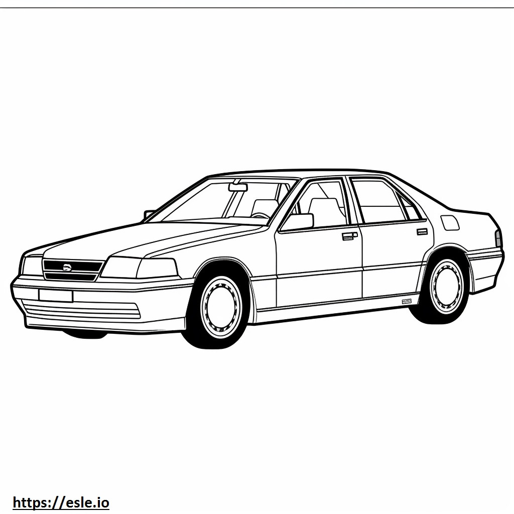 Honda Civic 4Dr 2024 coloring page