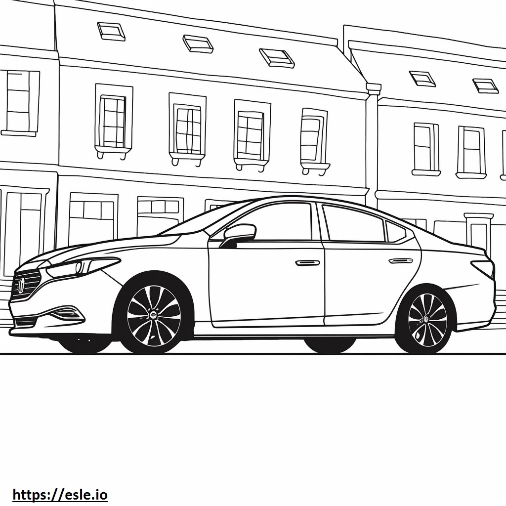 Nissan Altima 2024 coloring page