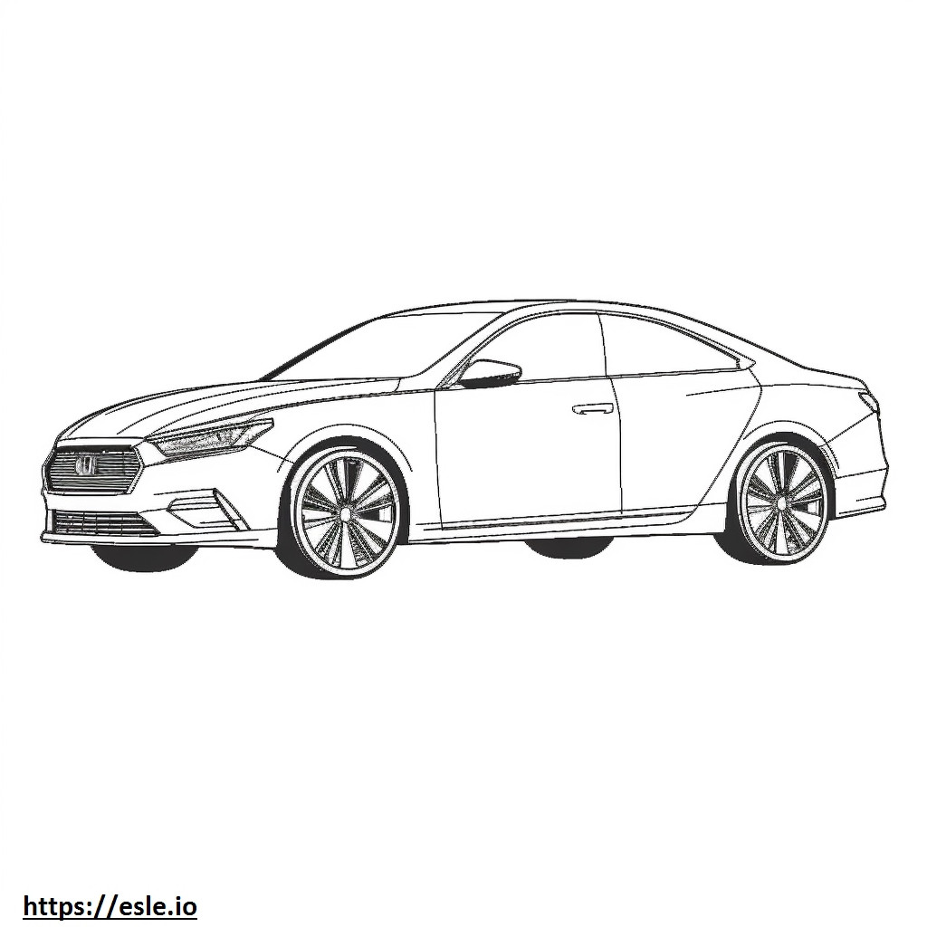 Nissan Altima AWD 2024 coloring page
