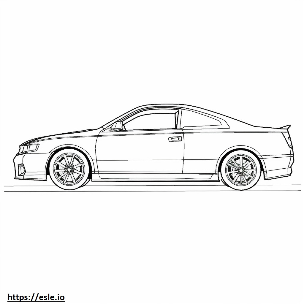 Nissan Altima SR 2024 coloring page