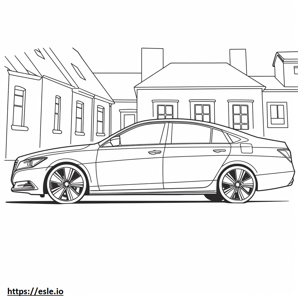 Toyota Camry 2024 coloring page