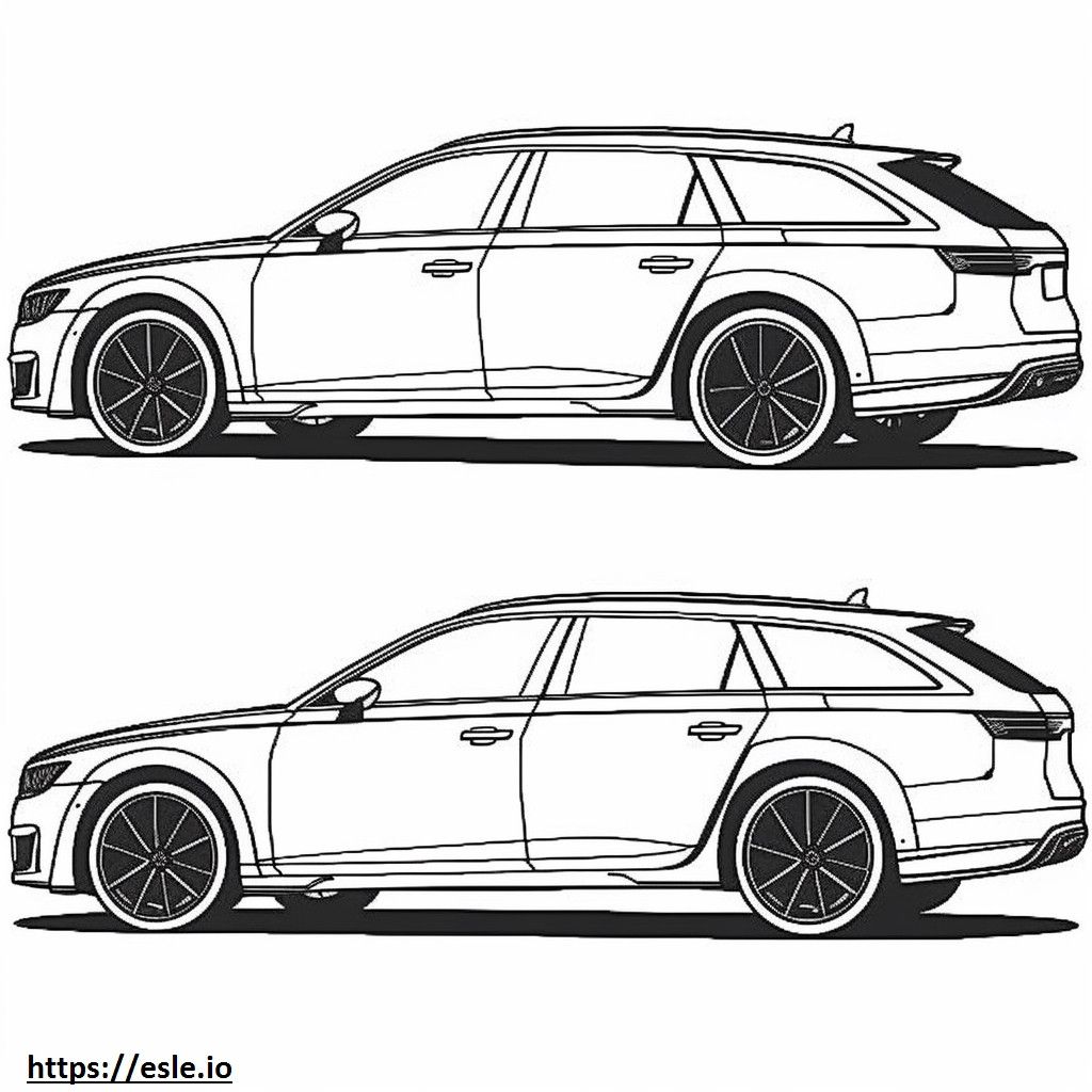 Audi A6 Allroad quattro 2024 värityskuva