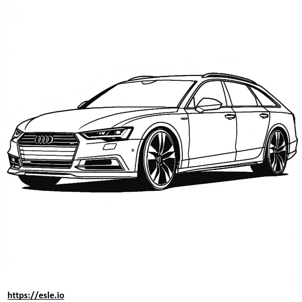Audi A6 Allroad quattro 2024 värityskuva