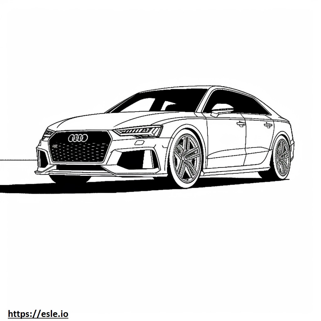 Audi RS 6 Avant 2024 boyama