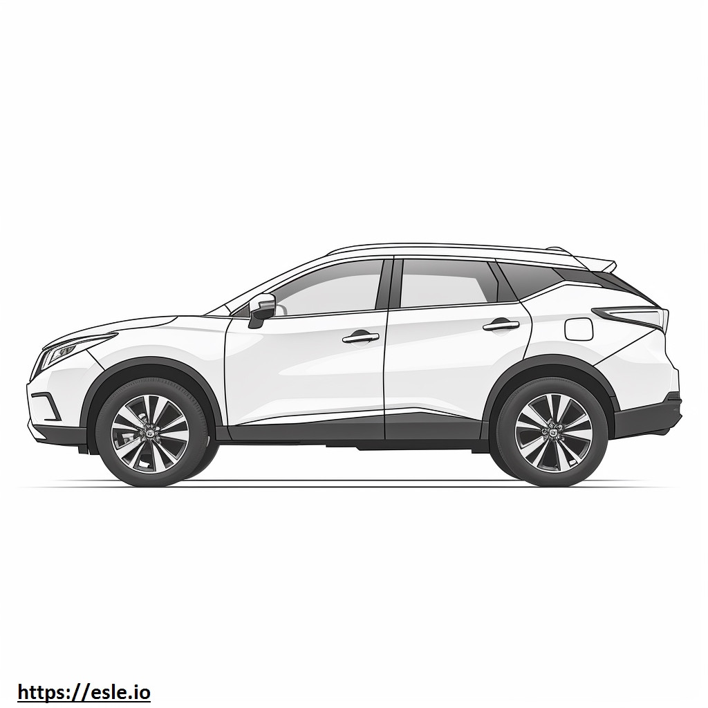 Nissan Murano FWD 2024 coloring page