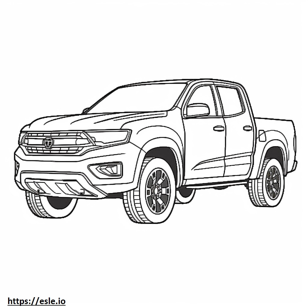 Chevrolet Colorado 4WD 2024 coloring page